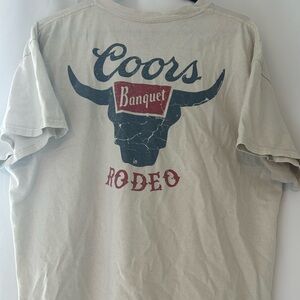 Coors Banquet Rodeo Cream Short Sleeve Tee